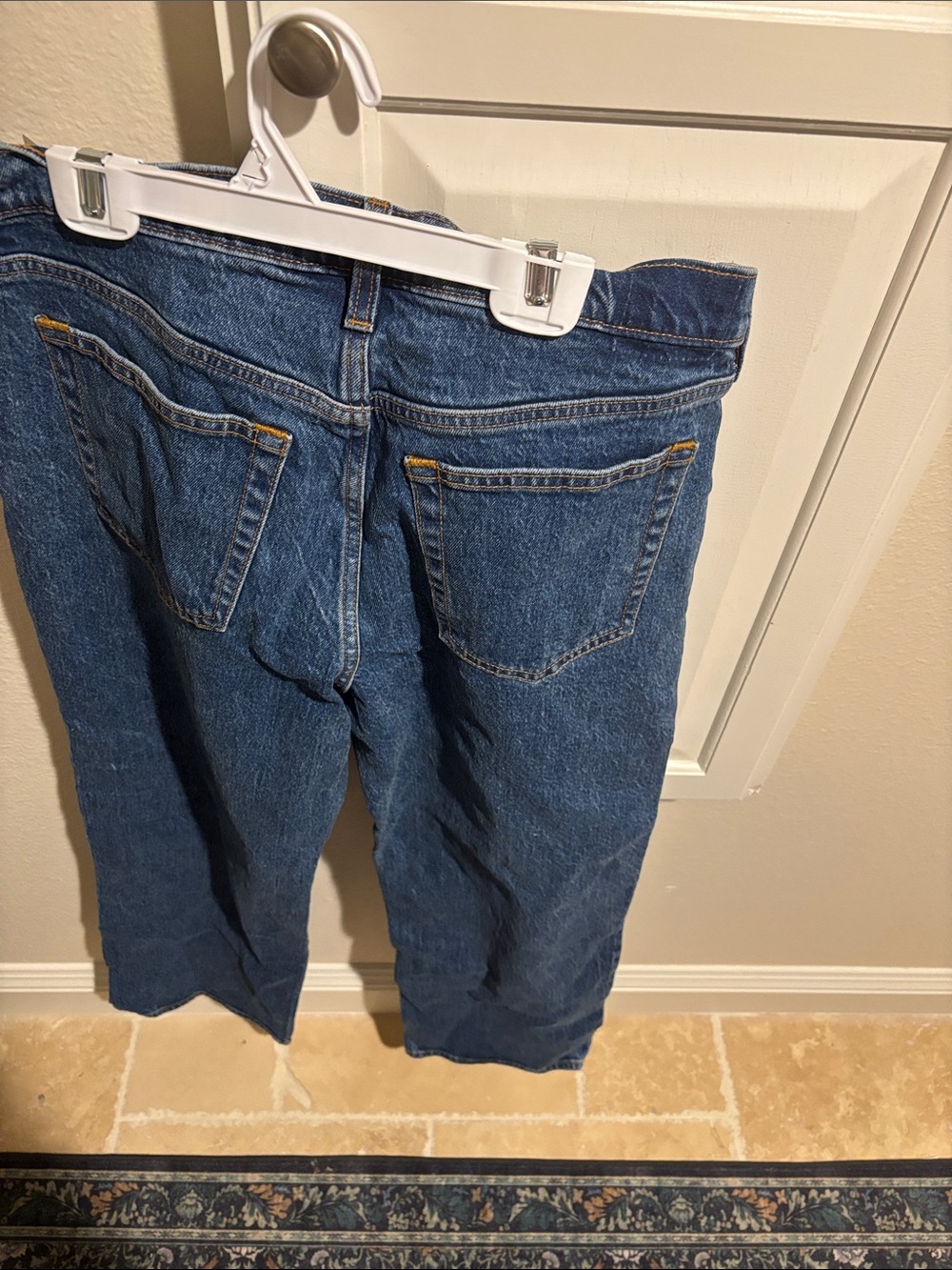 Abercrombie & Fitch The Baggy Low Rise Jeans - Medium Blue - Picture 5 of 5